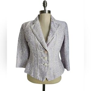 LES COPAINS Made In Italy Lilac Floral Jacket | SZ 44/8